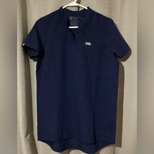 Figs Scrub Maternity Navy Scrub Top XS